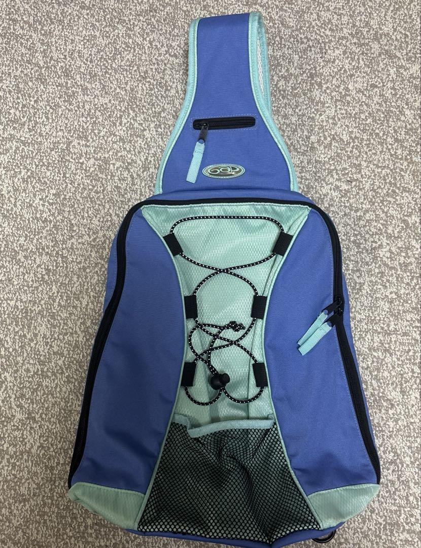 オールドギャップ　OLD GAP sling bag ブルー×水色　y2k