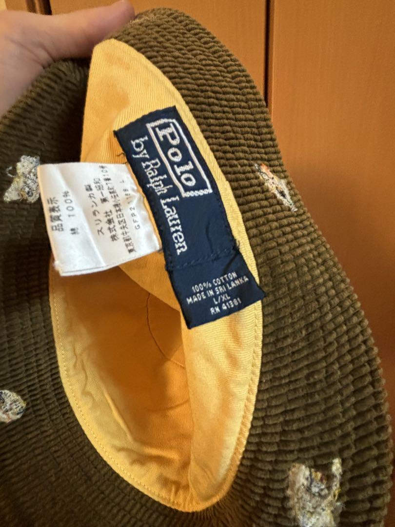 90s Polo Ralph Lauren バケットハット　フライフィッシング
