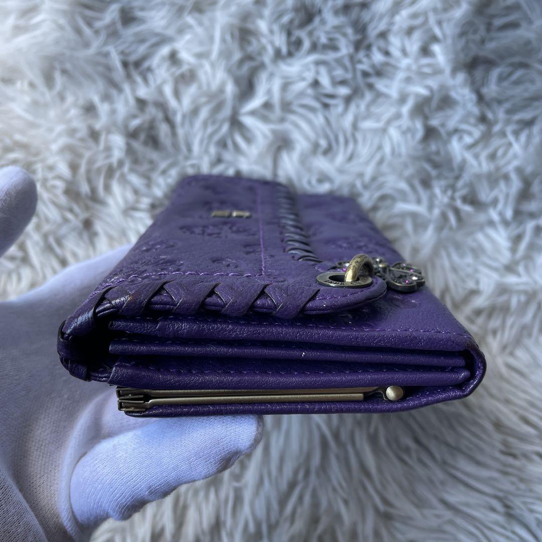 【極美品】アナスイ 長財布 紫