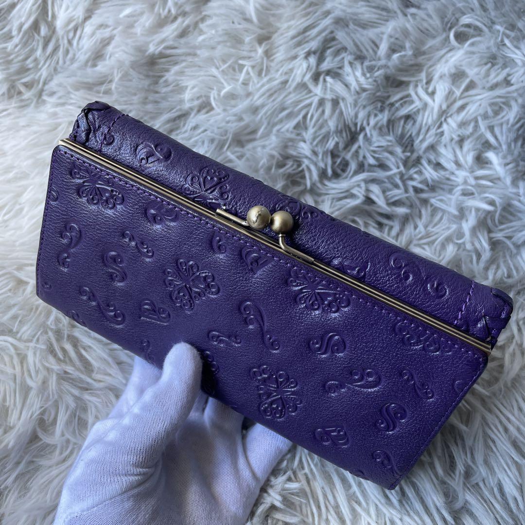 【極美品】アナスイ 長財布 紫