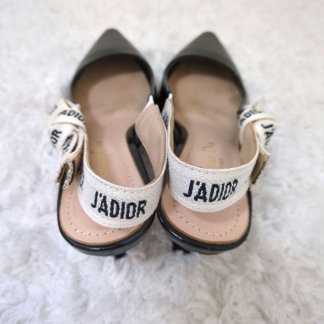 美品✨ディオール　J'ADIOR　スリングバック　パンプス　ハイヒール　エナメル