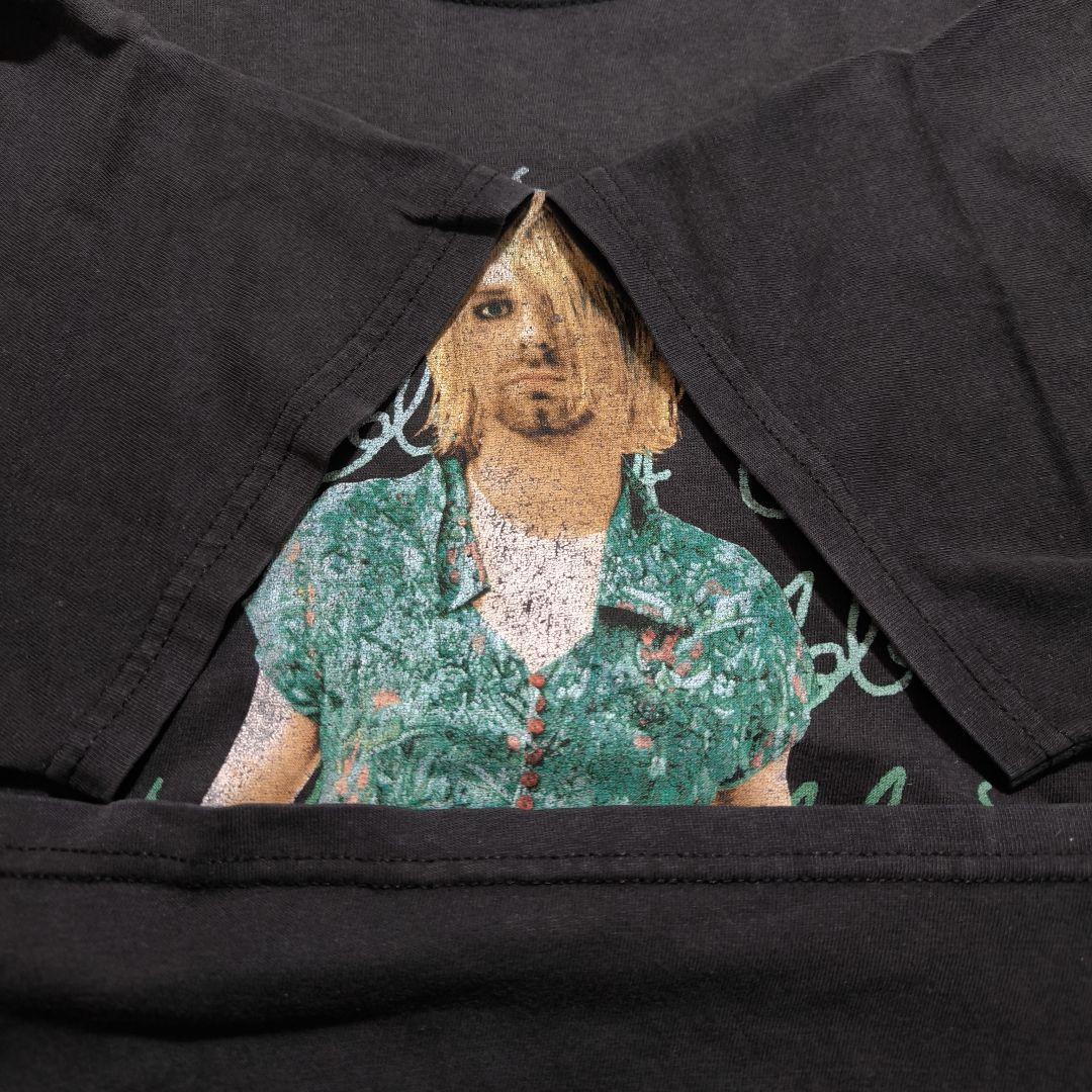 NIRVANA Kurt Cobain ドレスフォトプリント Tシャツ