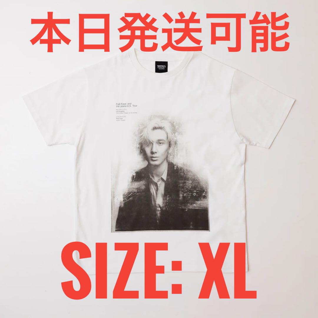 万*庵様 藤井風　USツアーシャツ　XLサイズ Fujii Kaze and the piano U.S. Tour t-shirt Size XL black