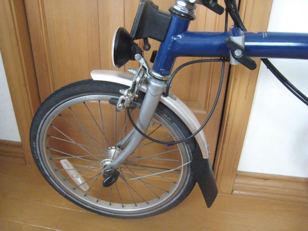 【最新入荷】 希少】2000年式英国製ブロンプトンT5 内装5段変速 ブルー/グレー 自転車本体