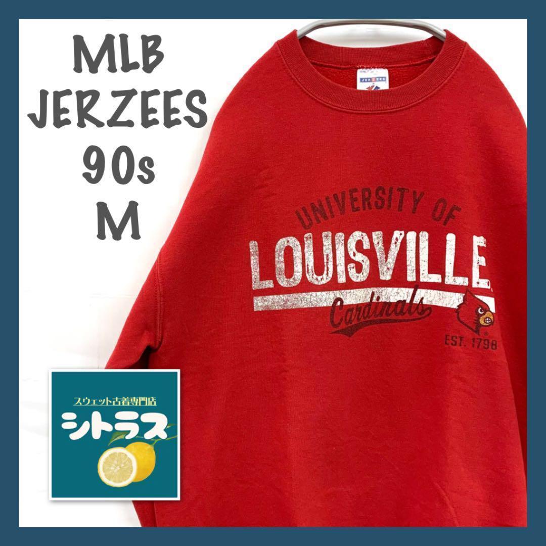 90s】ジャージーズ MLB プリントロゴスウェット トレーナー M レッド赤 - メルカリ 90s】ジャージーズ MLB プリントロゴスウェット トレーナー M レッド赤 - メルカリ