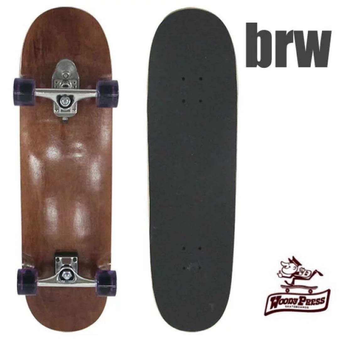 【新品】WOODYPRESSサーフスケート32インチ　スラスター2 ブラウン