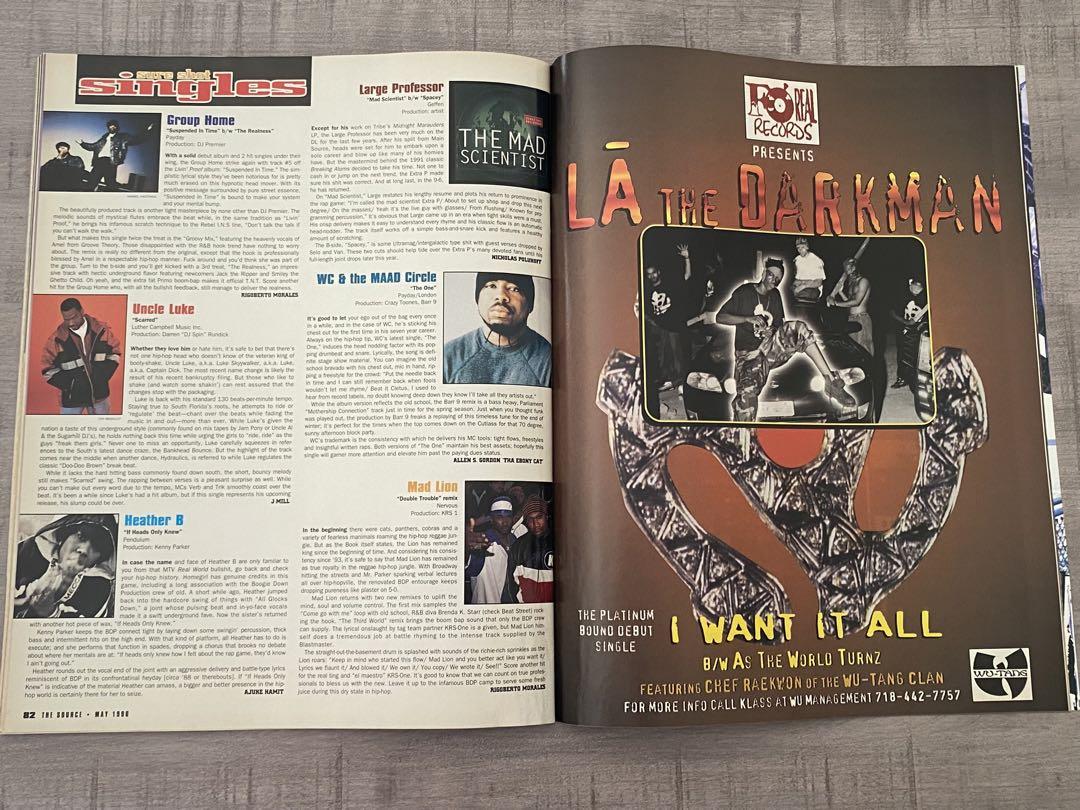 洋楽 Ice Cube NWA THE SOURCE Magazine HIPHOP