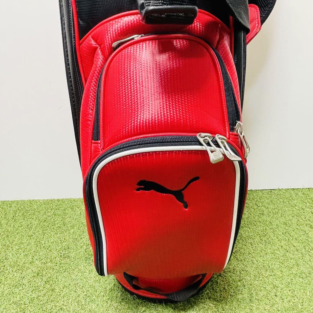 Puma 赤 キャディバッグ ゴルフ プーマ