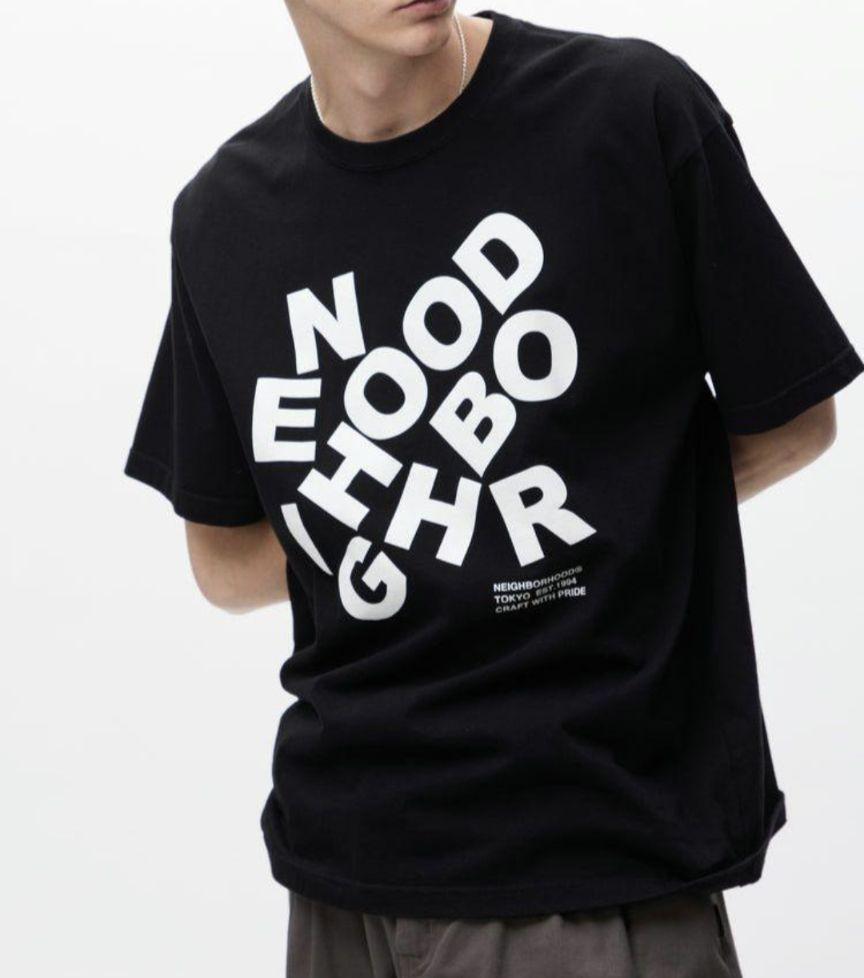 サイズL NEIGHBORHOODNH . TEE SS-25 BLACK