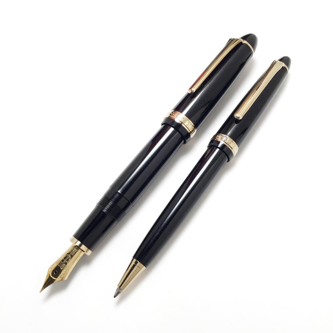 未使用品 セーラー SAILOR 21K 石入り 万年筆 ボールペンセット