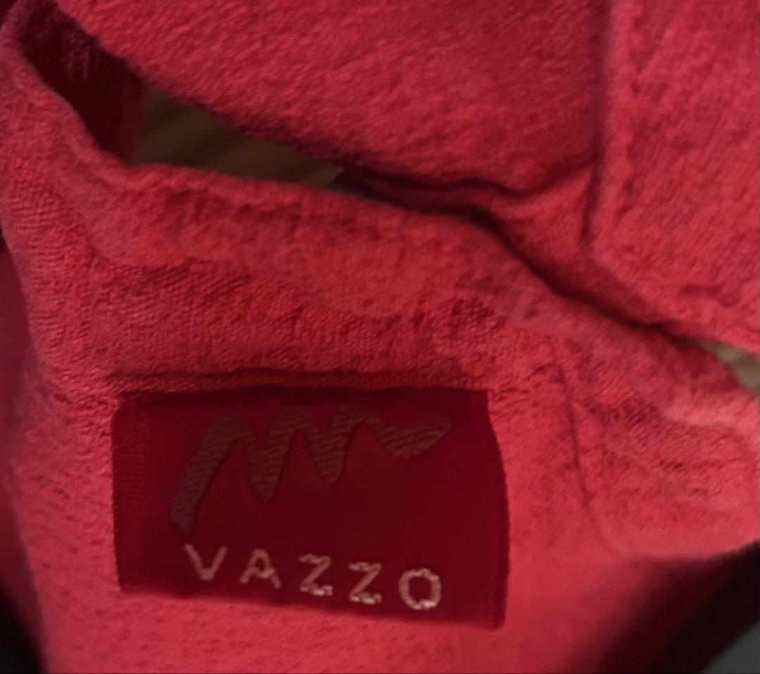 VAZZO 赤色 半袖チュニック ポケット付き VAZZO 赤色 半袖チュニック ポケット付きΩ