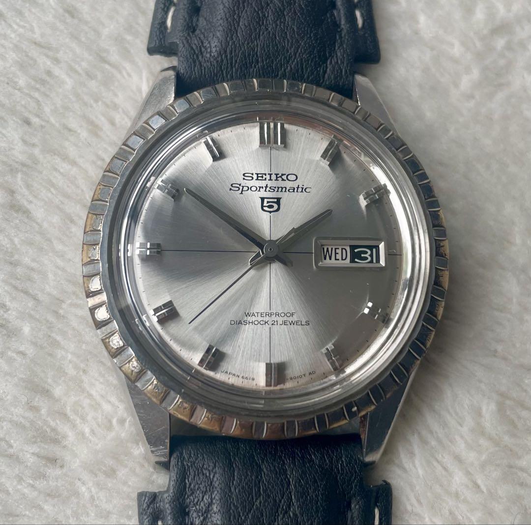 稼働品　SEIKO Sportsmatic 5 自動巻き時計