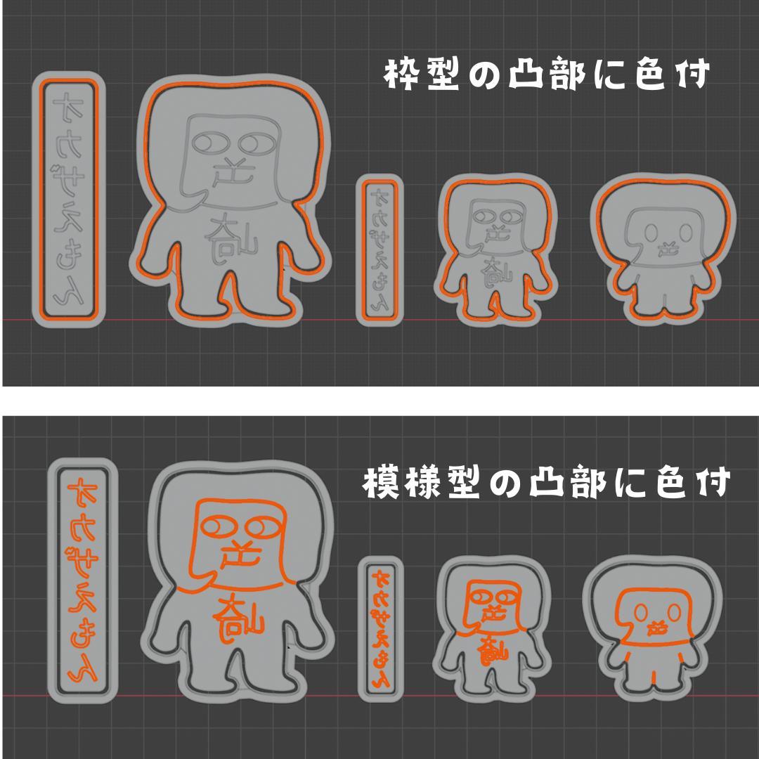 オーダーメイドクッキー型　クメ
