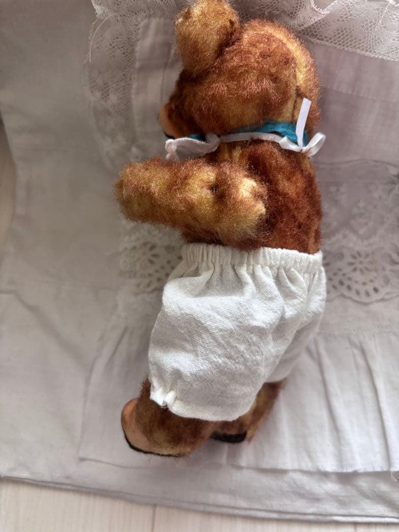 お襟ご希望は日曜まで　パンツ付き　ヴィンテージベア　アンティークベア