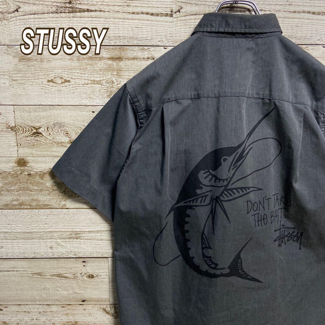 529【人気即完売品】ステューシー♧ビッグロゴカジキ 入手困難