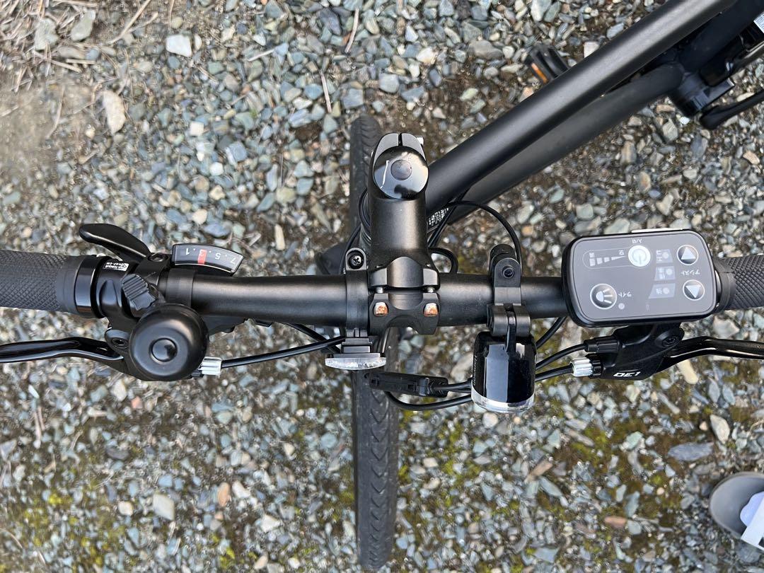 電動アシスト自転車　ブラック