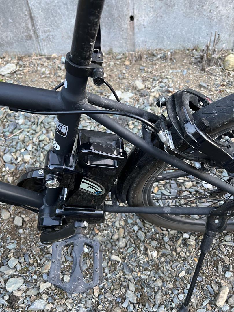電動アシスト自転車　ブラック