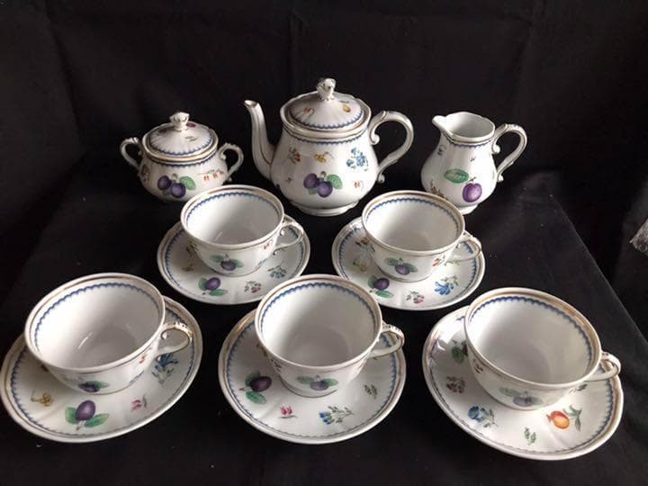 リチャードジノリ　イタリアンフルーツ　ティータイム ８点セット