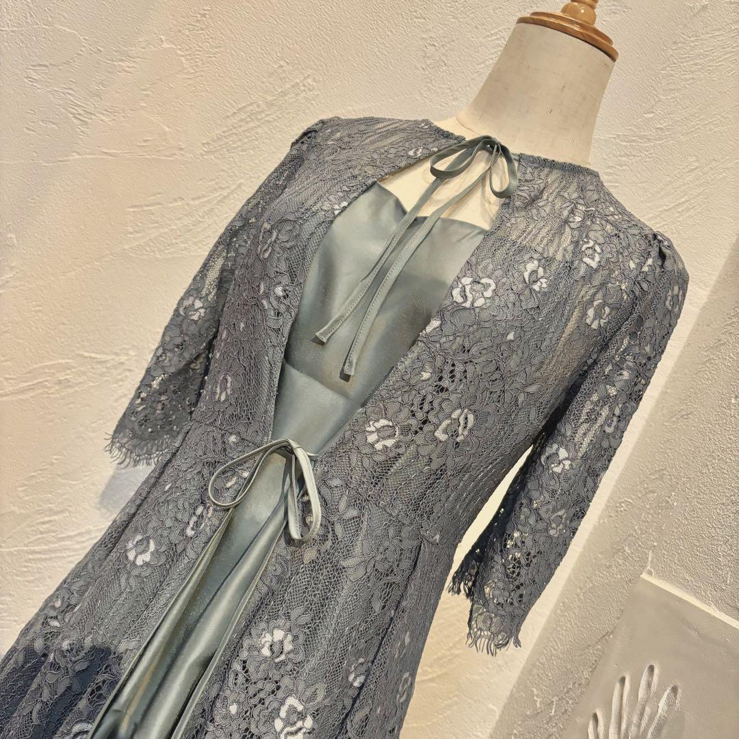 dorry doll 2wayバックリボンレースワンピースドレス 結婚式お呼ばれ