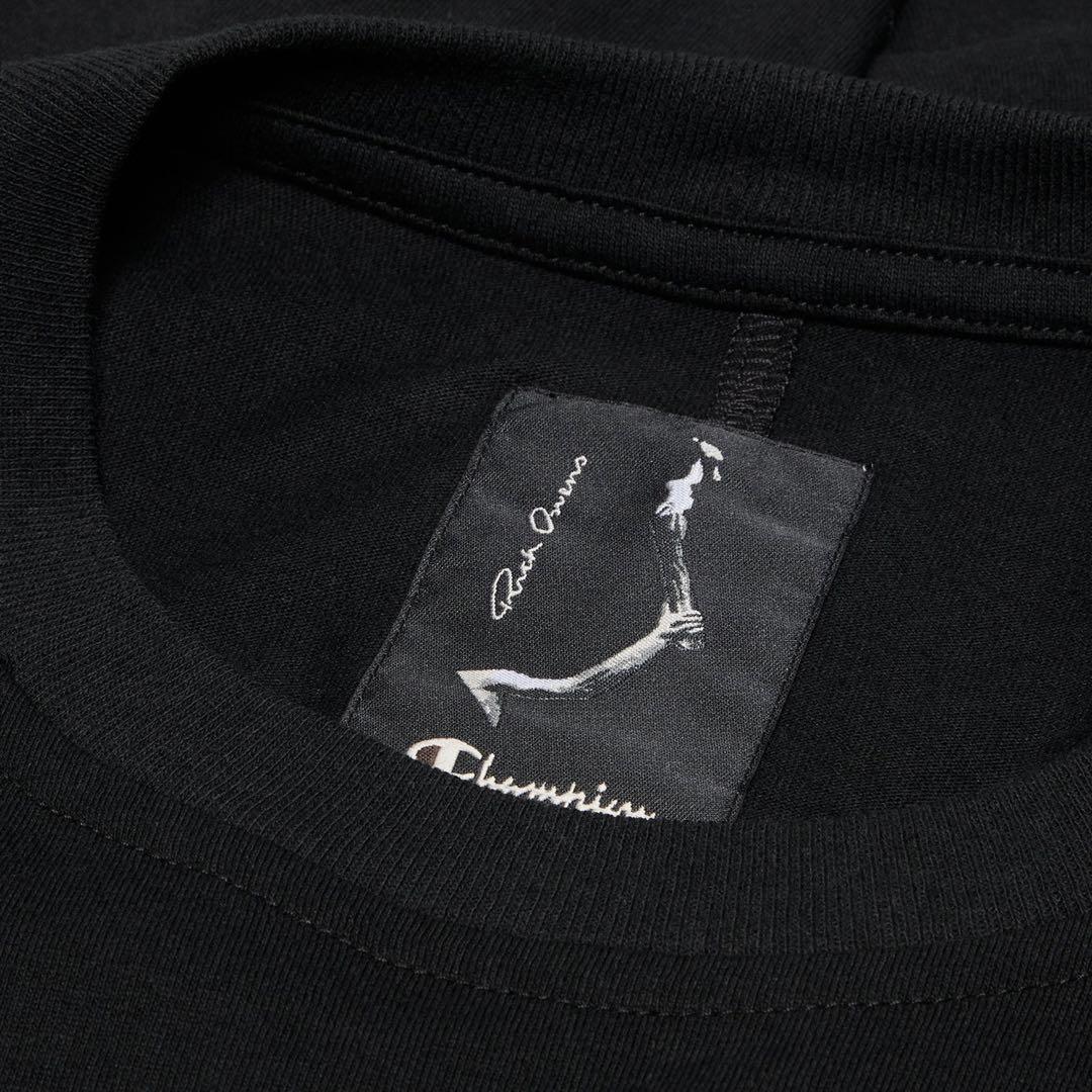 新品 Rick Owens×Champion  T CROPPED L