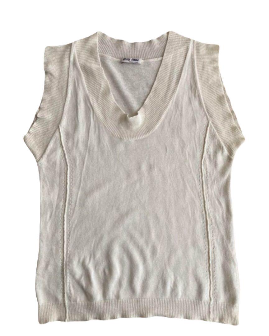 05ss Miu Miu Knit Vest Gilet archive 希少