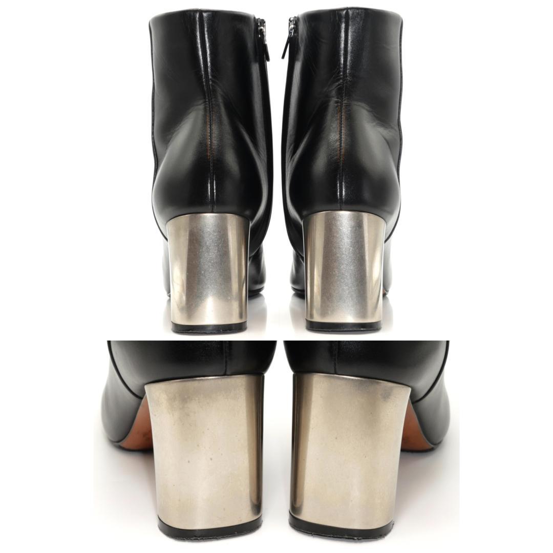 35　CELINE　BAMBAM　黒　メタルヒール　フィービー期　7cmヒール 35 CELINE BAMBAM 黒 メタルヒール フィービー期 7cmヒール
