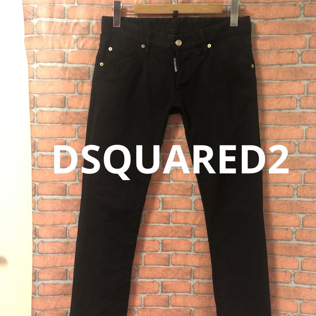DSQUARED2 スリムジーン　　　　　ストレッチ　ブラックデニム
