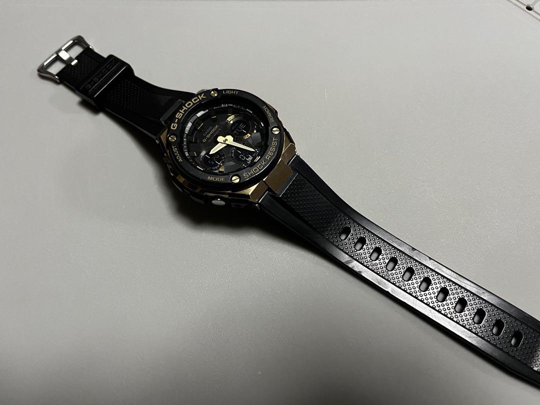 電波ソーラー G-SHOCK GST-W100G-1AJF黒金