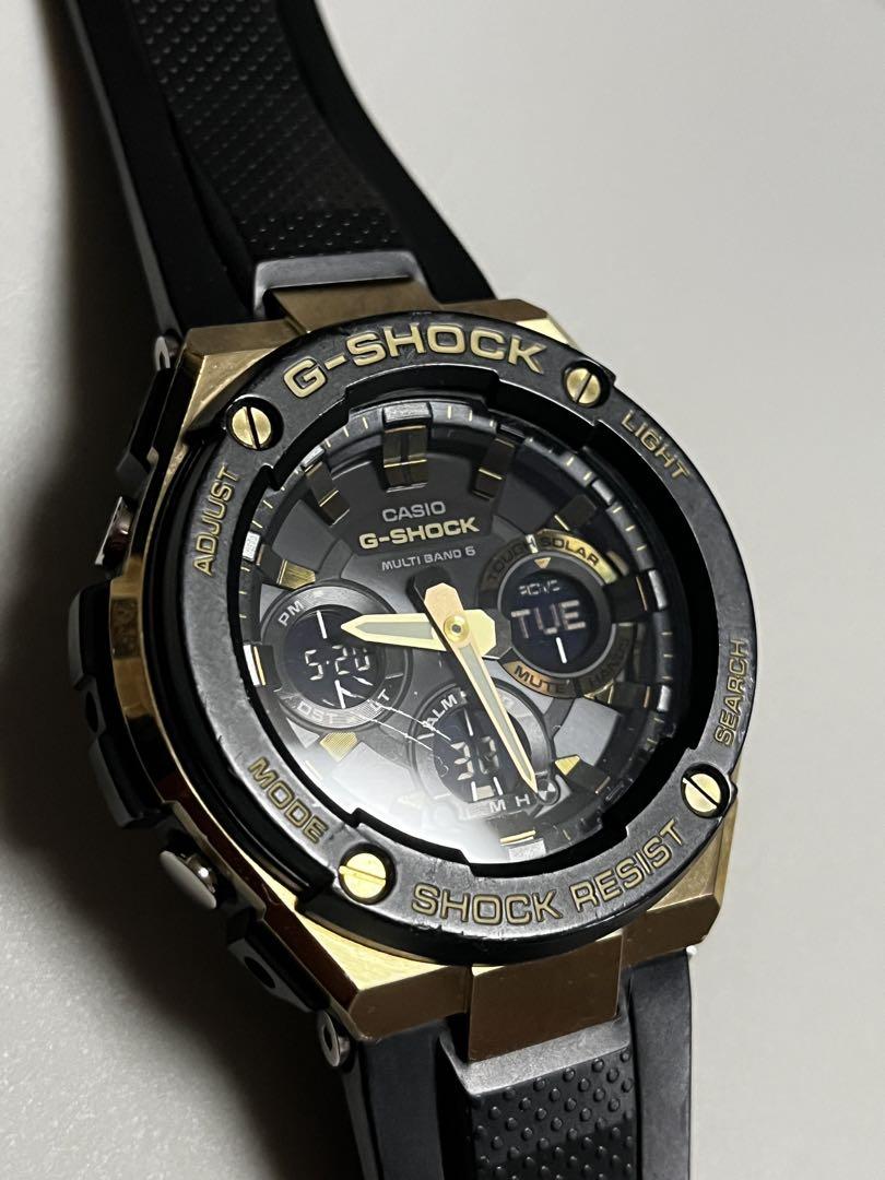 電波ソーラー G-SHOCK GST-W100G-1AJF黒金
