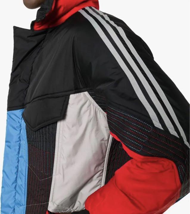 ホワイト系,M【返品送料無料】 Y-3 マルチカラー ダウントラックジャケット ナイロンジャケット ジャケット/アウターホワイト系M¥16,