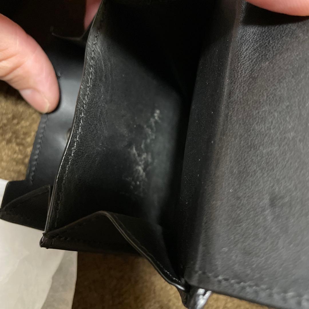 ユハク コードバン 二つ折り財布 YAC132 YUHAKU ダークブラウン