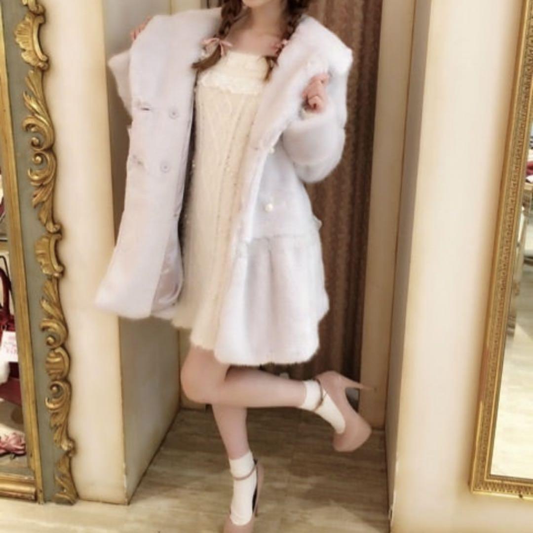 新品平成ギャルy2kリズリサファーコート00s 新品✨️LIZLISA リズリサ y2k 姫系 平成ギャル セーラー ファー