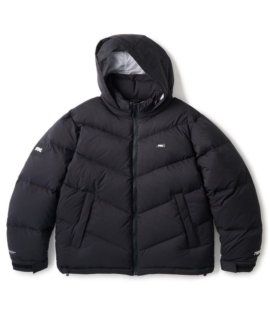 2006SS DOLCE&GABBANA ハトメスタッズクラッシュデニムFTC PERTEX® DOWN JACKET ダウン BLACK M