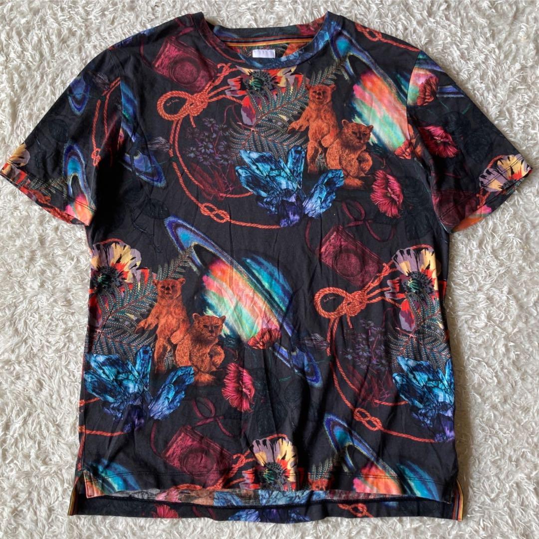 新品 希少 ポールスミス Tシャツ M 花柄 トップス カットソー 花柄 Paul Smith(ポールスミス) Tシャツ・カットソー(メンズ
