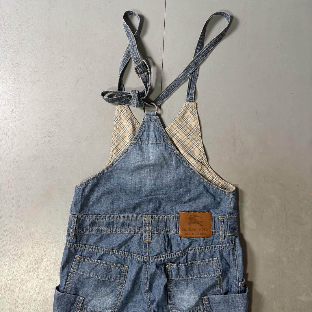 BURBERRY LONDON BLUE LABEL オーバーオール デニム M - メルカリ