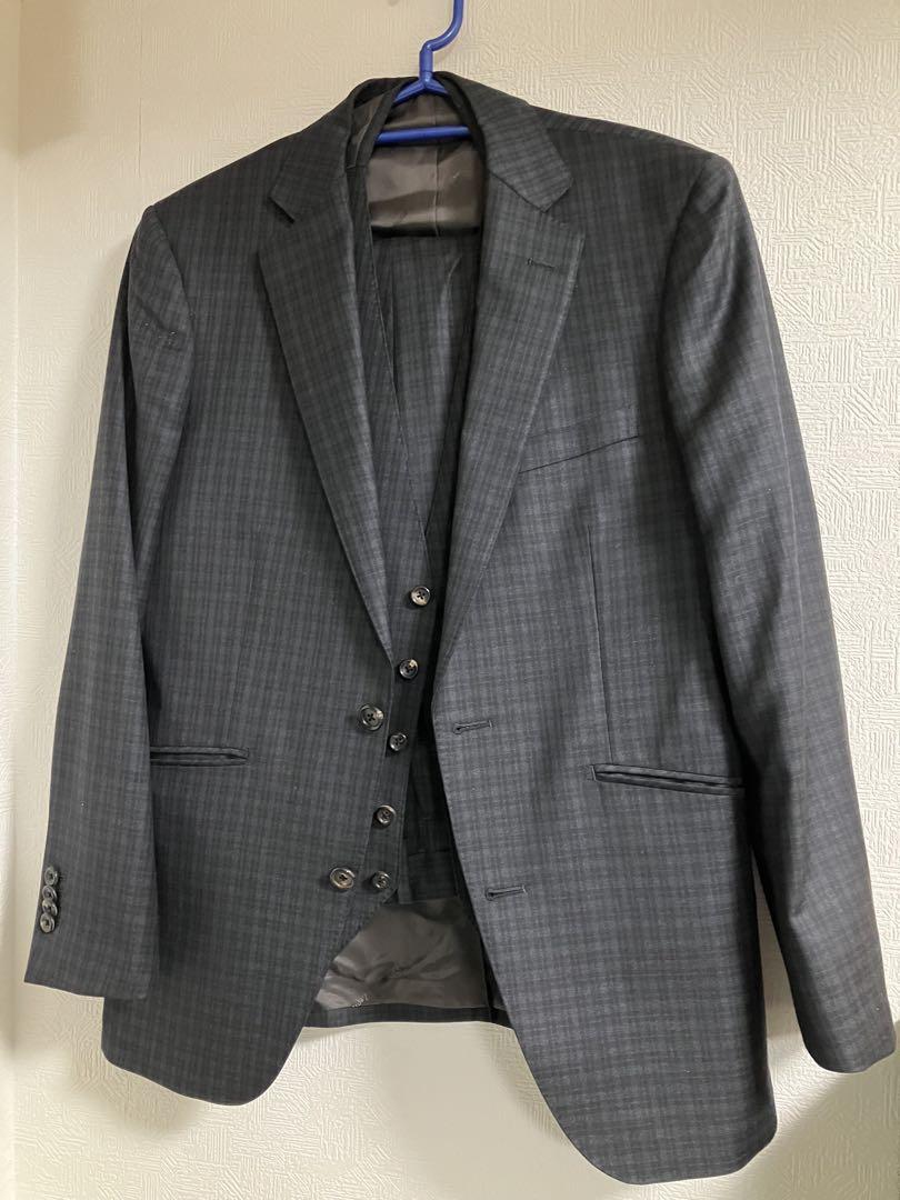 未使用　入学式　卒業式　ゼニア　Ermenegildo Zegna スリーピース
