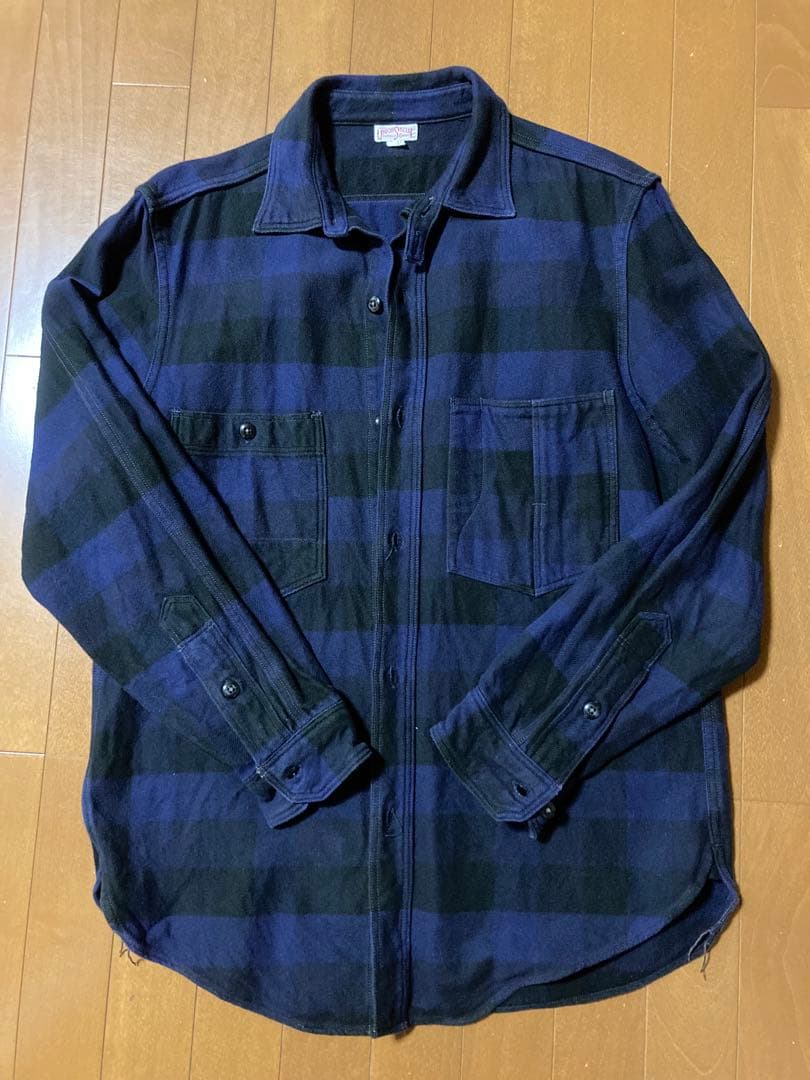 フリーホイーラーズ ネルシャツ wheelers サイズ17XL LL Freewheelers