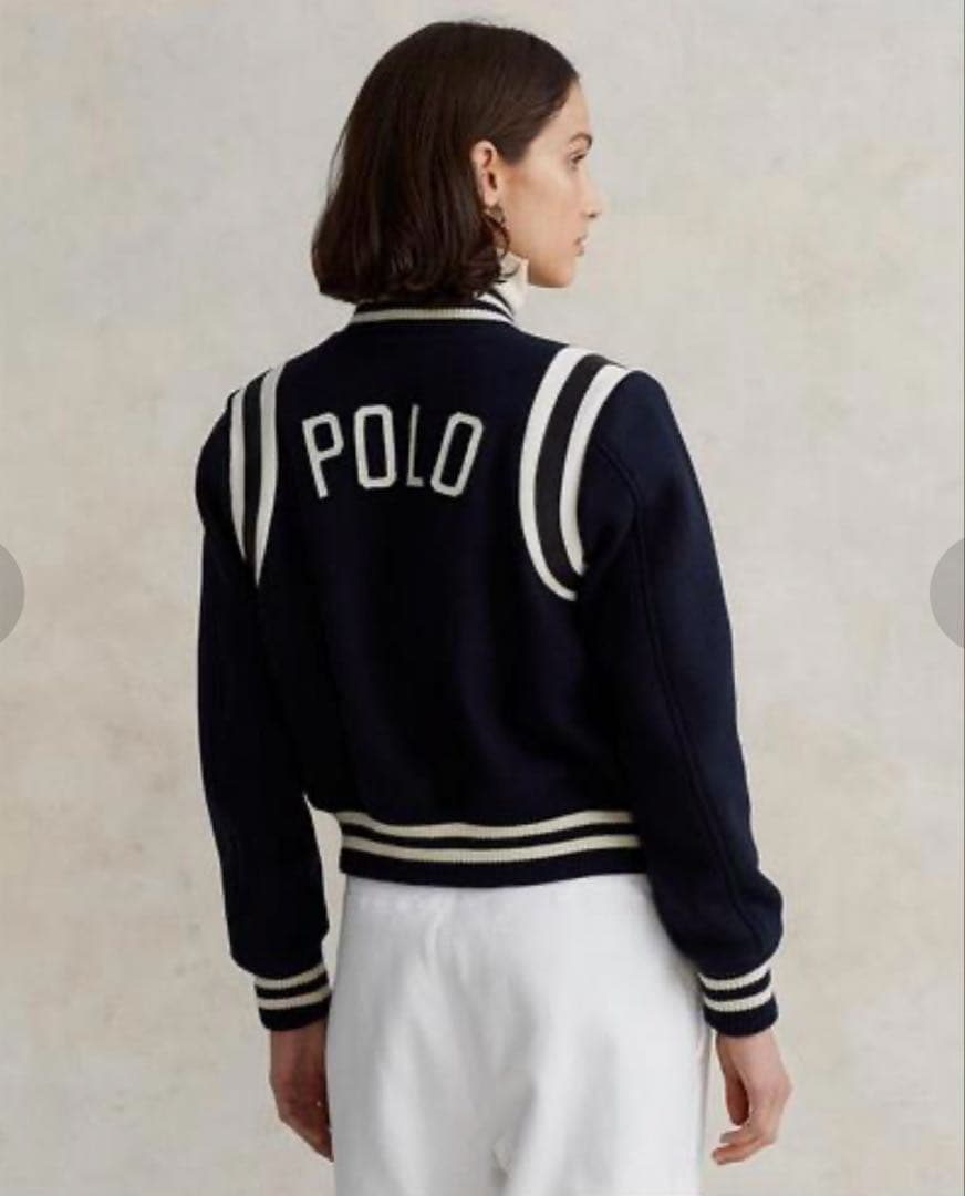 ラルフローレン ウールブレンド ボンバージャケット XSXS SS Ralph Lauren GULLKHAN_COM