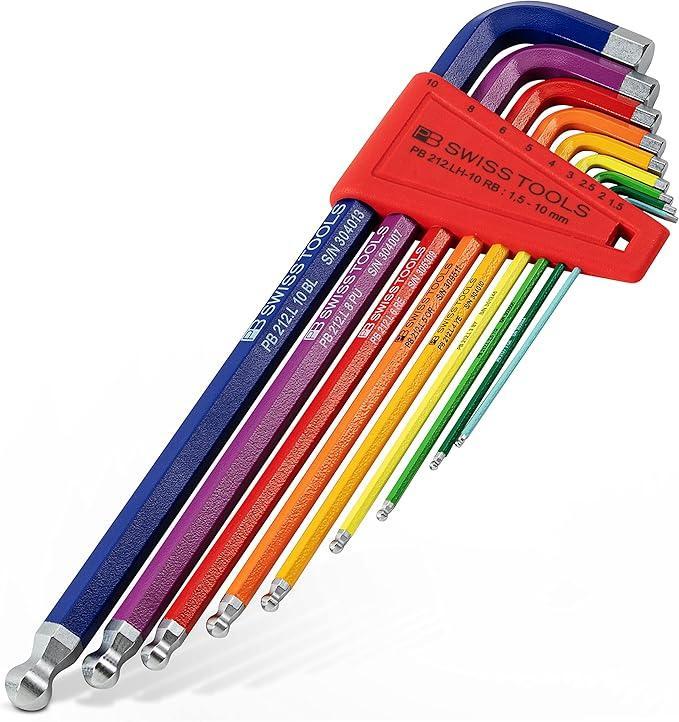 PB SWISSTOOLS 212LH-10RB ロングレインボーレンチセット