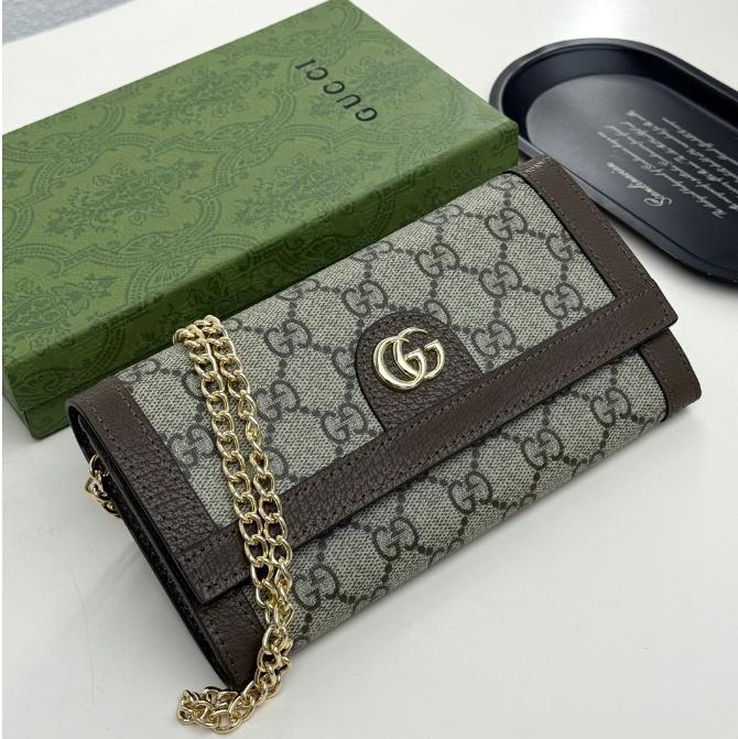 【超お買い得！】 GUCCI GGモノグラム 三つ折り財布 - メルカリ 小物