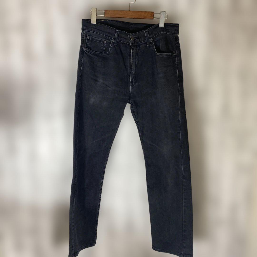 levis 505ブラックデニム W32 L32