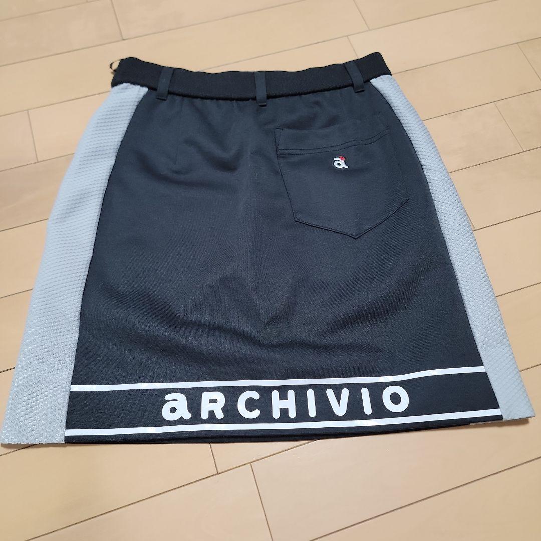 ARCHIVIO スカート ブラック グレー