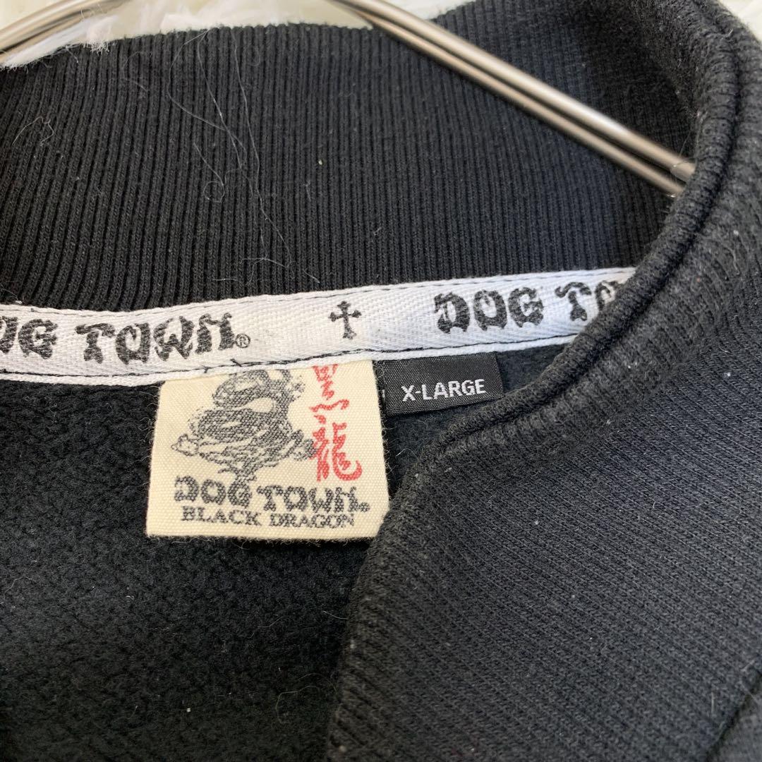 DOG TOWN ドッグタウン スカジャン 黒龍 刺繍 ブラック XL