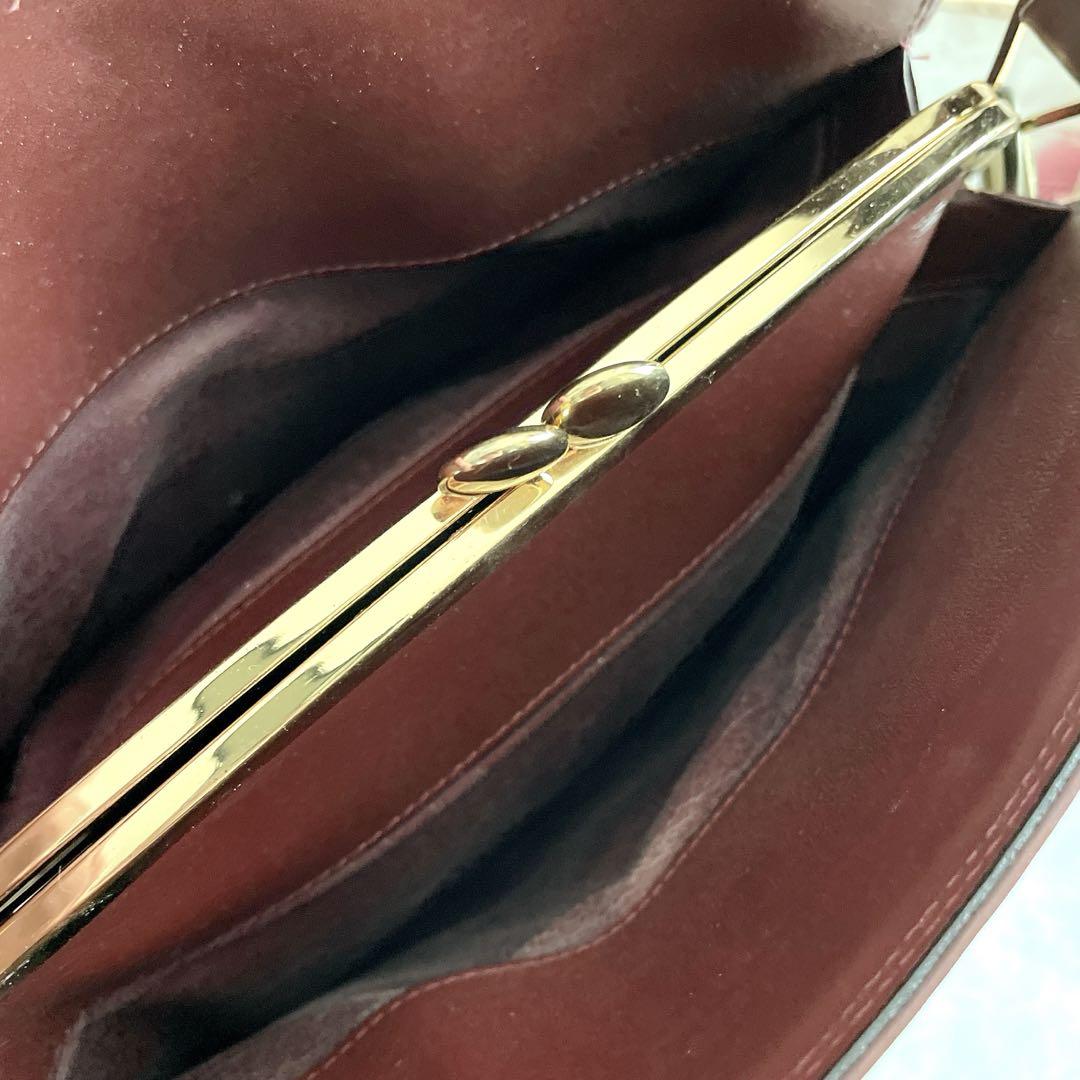美品⭐︎ Cartier マストライン がま口 ボルドー ショルダーバッグ