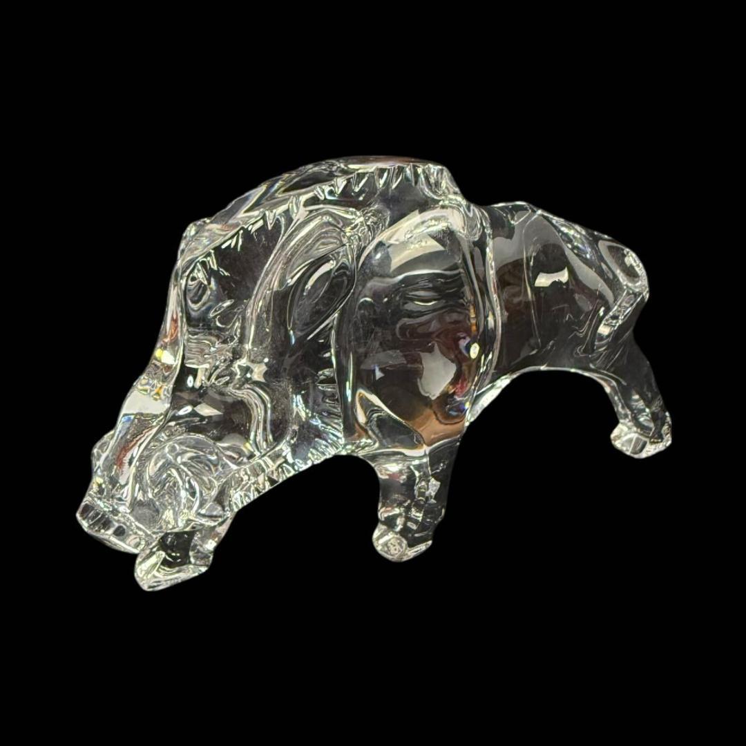 【極美品】Baccarat 干支 亥 オブジェ 縁起物 元箱 ギャランティ付