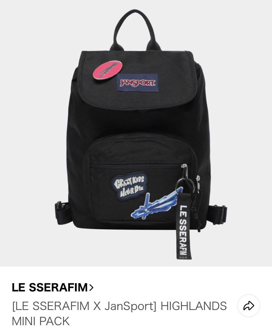 LESSERAFIM X Jansport highlands minipack