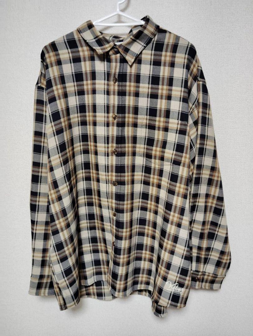 ケボズ　keboz KEBOZ チェックシャツ　XL