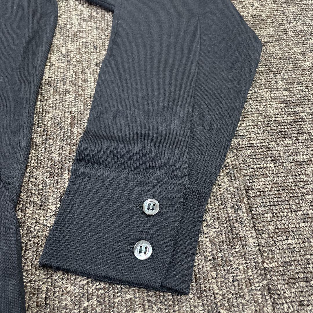 大人女性の LANVIN カーディガン 襟付き Mサイズ レディース トップス