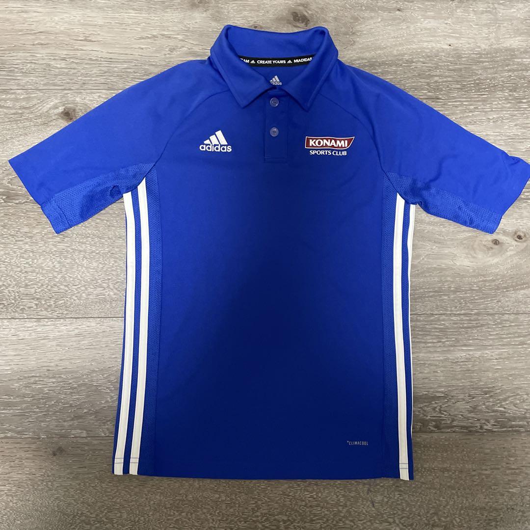 Adidas KONAMI SPORTS CLUB ポロシャツ 150 青 - メルカリ