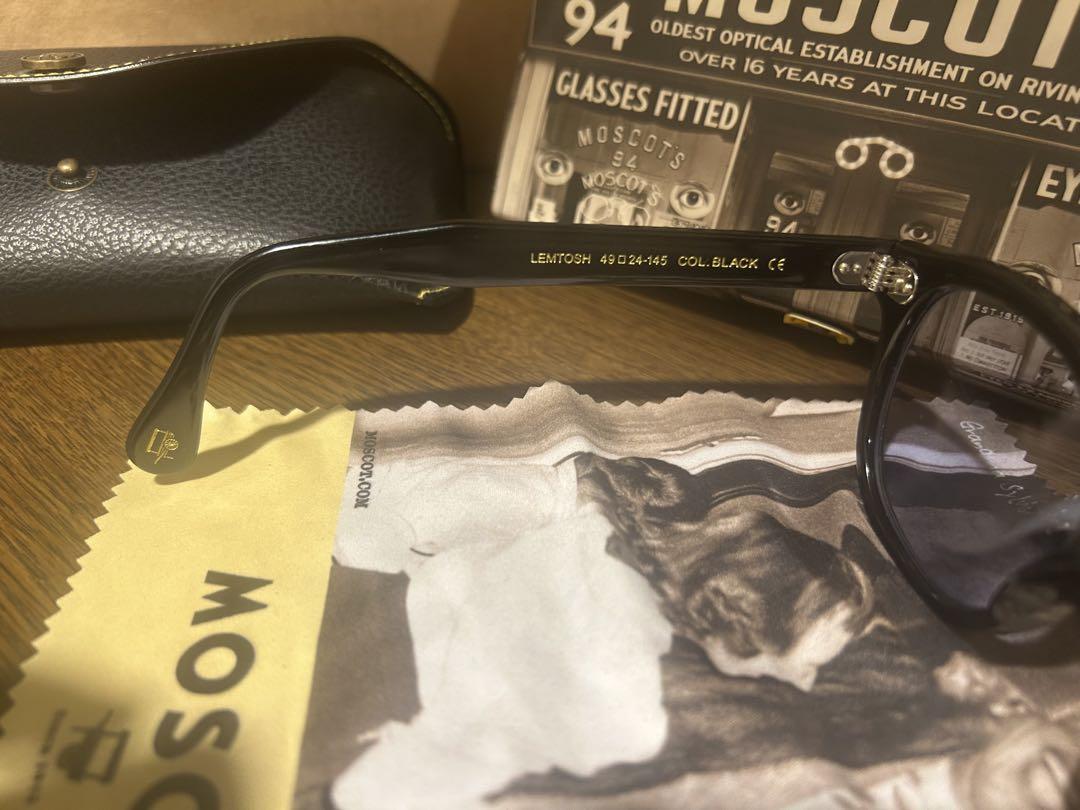 国内正規品 限定モデルMOSCOT LEMTOSH49 BLACKモスコット46